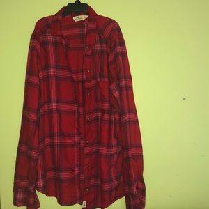 Hollister Flannel Worn once